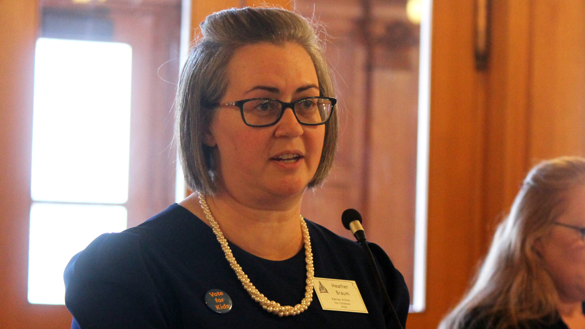 Heather Braum, an advocate for expanded Children’s Health Insurance Program eligibility. File photo published March 2026.