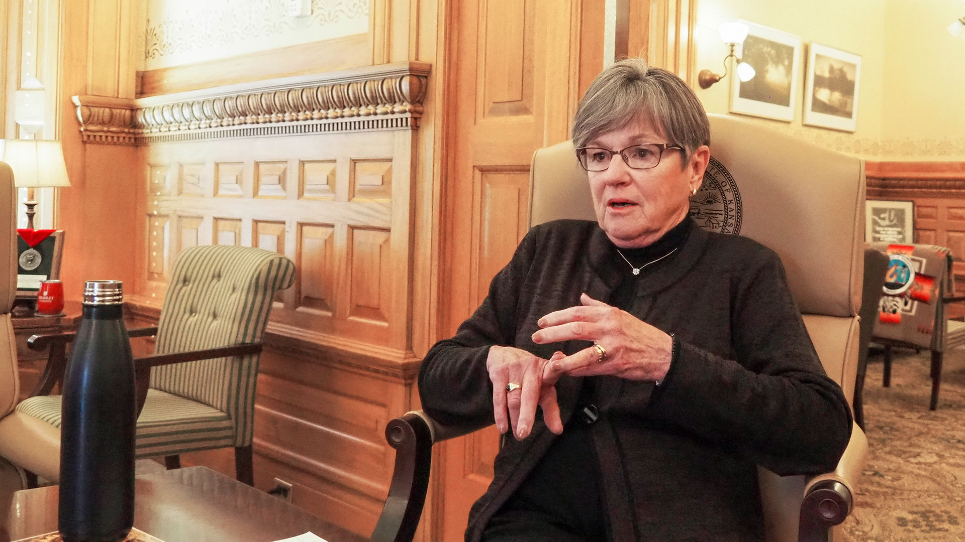 Gov. Laura Kelly. File photo, October 2024.