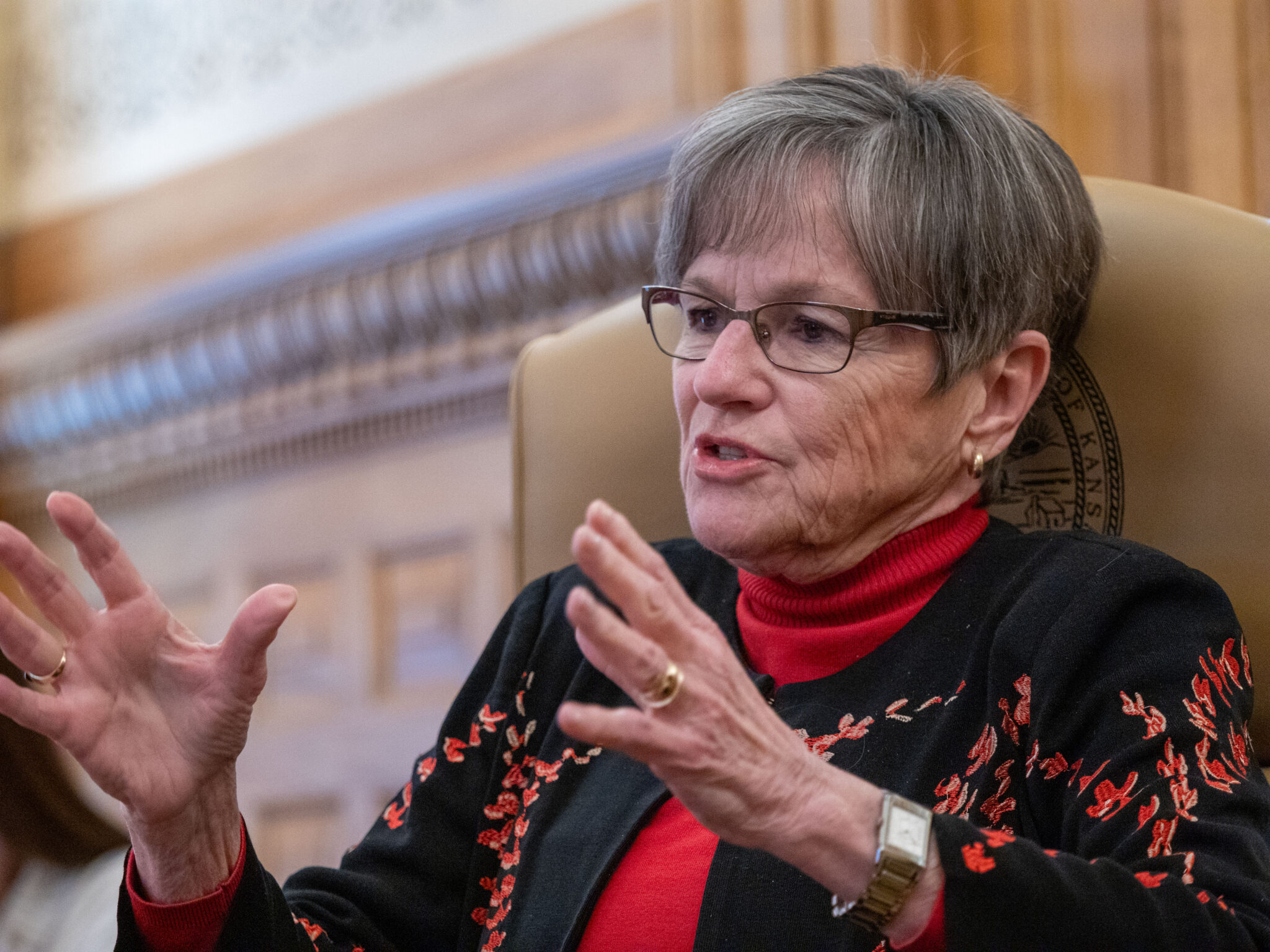 Gov. Laura Kelly. File photo, February 2026.